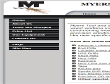 Tablet Screenshot of myerstool.com